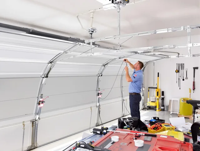 Garage door cable repair service by Cimarron Hills Garage Door Repair in Cimarron Hills