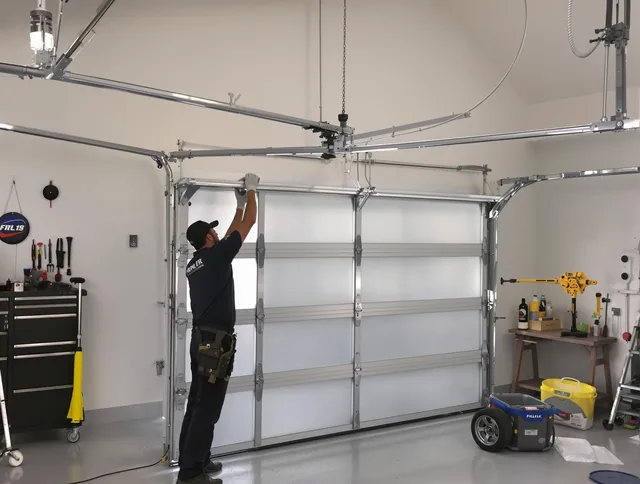 Cimarron Hills Garage Door Repair certified team performing precision garage door installation in Cimarron Hills