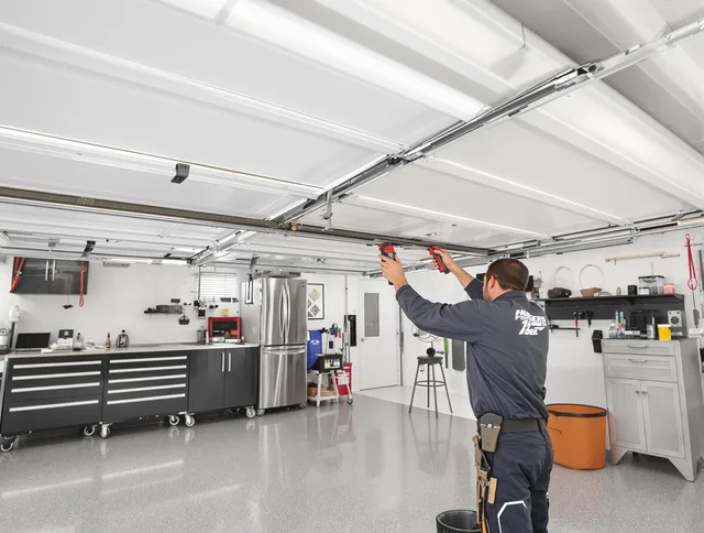 Overhead garage door repair service by Cimarron Hills Garage Door Repair in Cimarron Hills