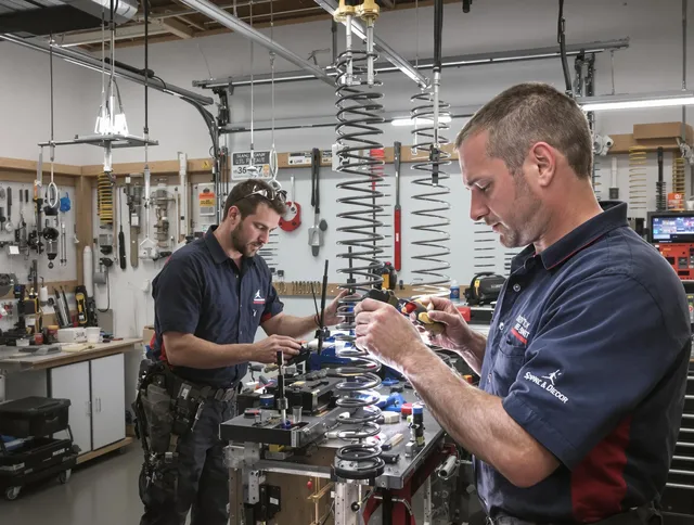 Garage door spring repair service by Cimarron Hills Garage Door Repair in Cimarron Hills
